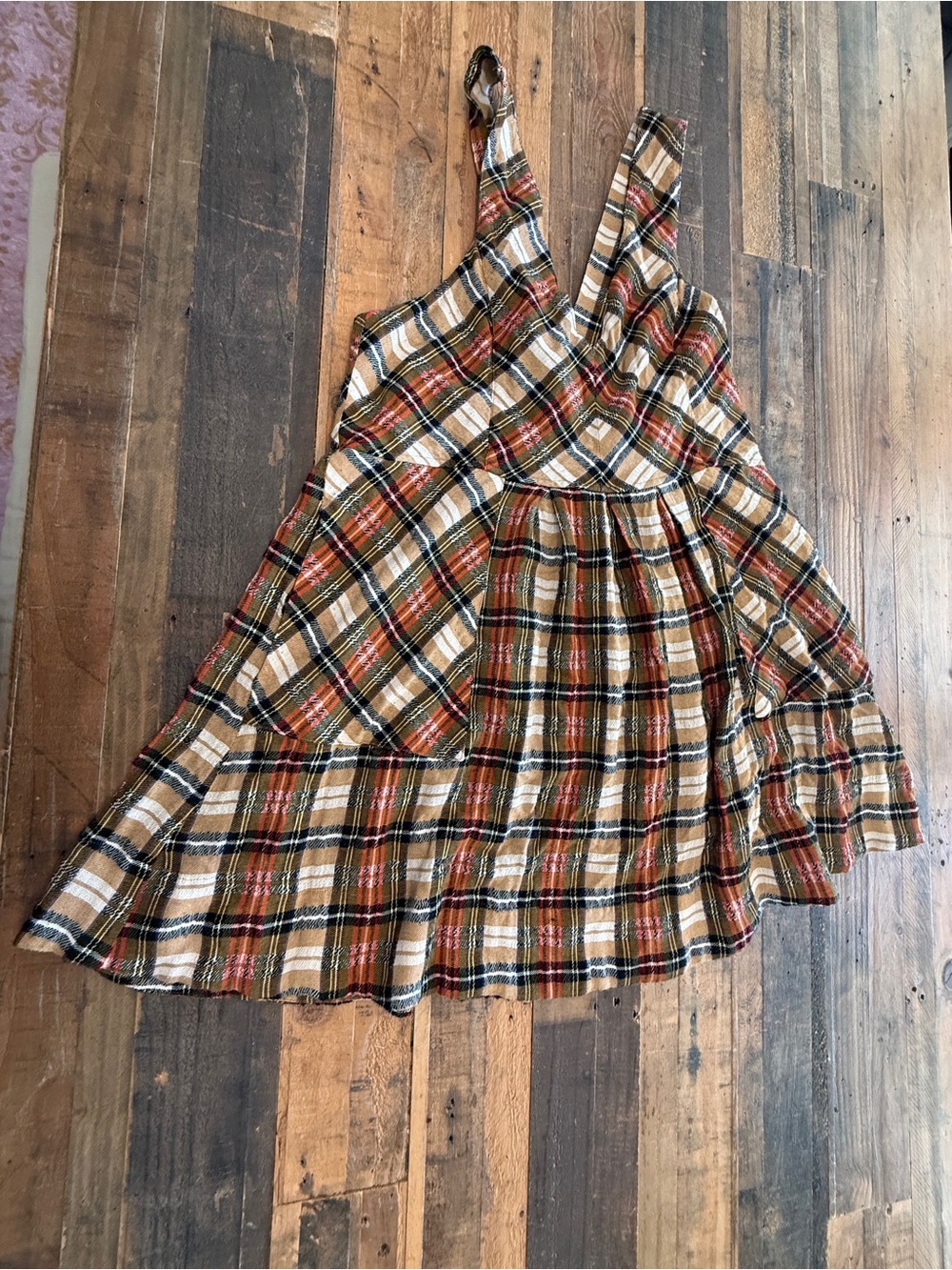 Free People Plaid Fall dress